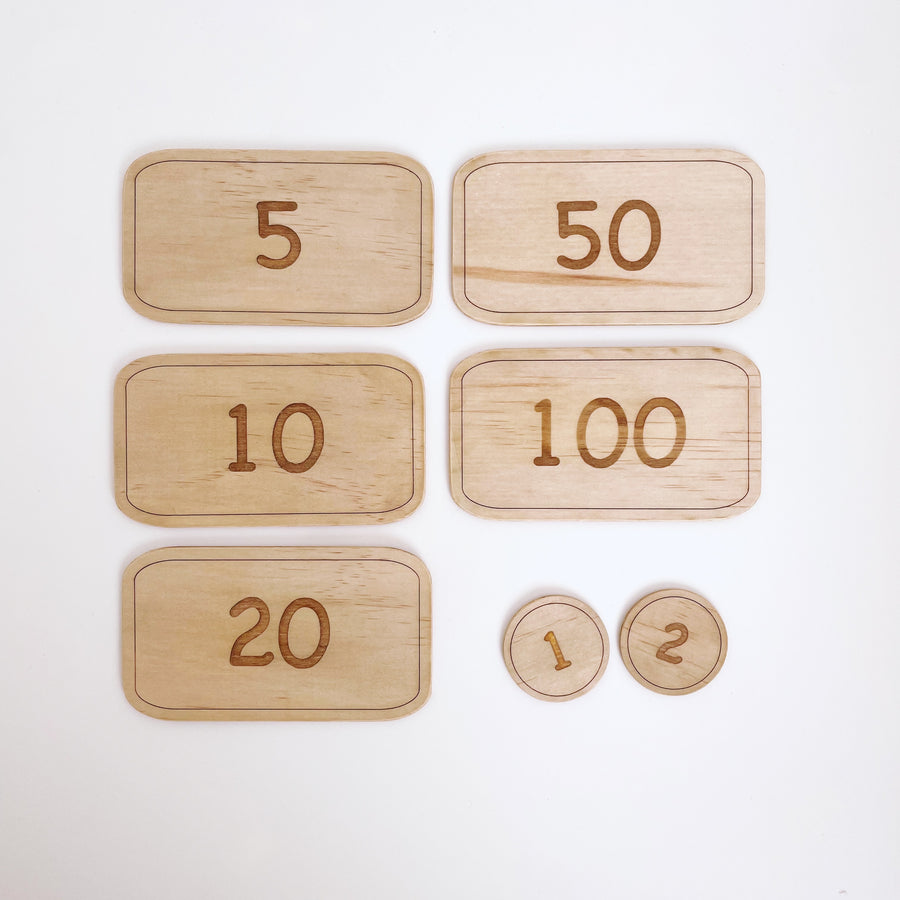 Pretend Shop Money Set 6