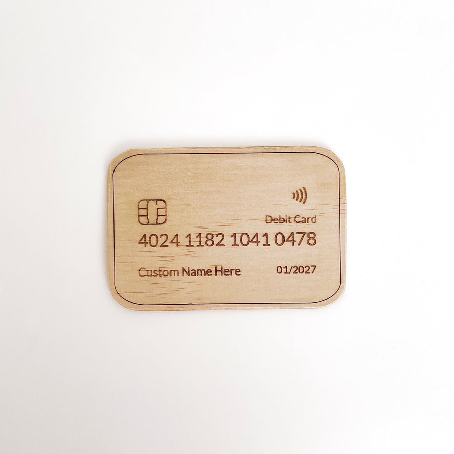 Pretend Shop Debit Card 7