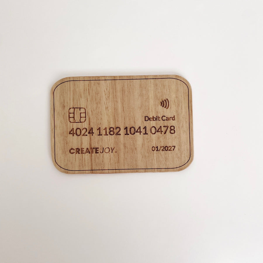 Pretend Shop Debit Card 4